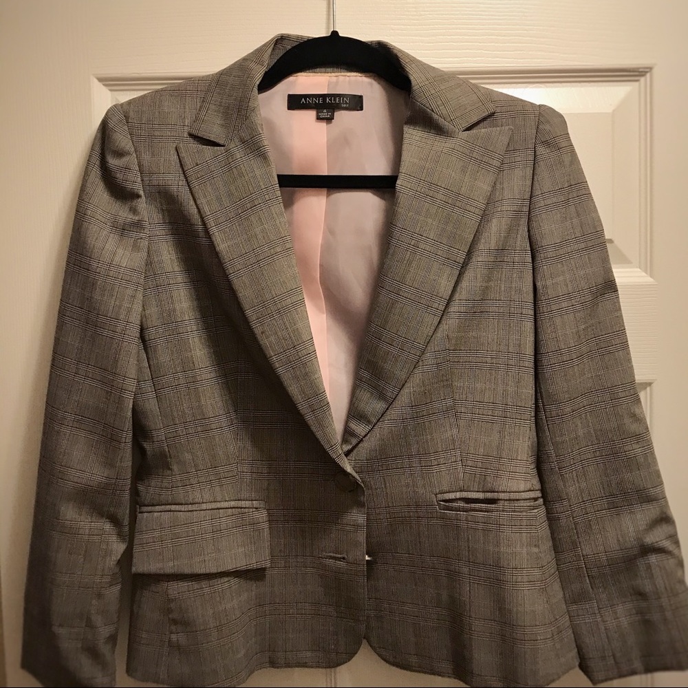 Gray Anne Klein Suit Jacket